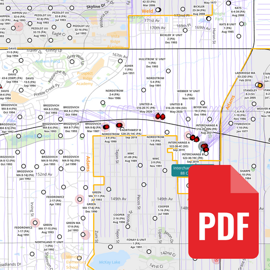 Broomfield Oil & Gas Infrastructure Map (PDF)