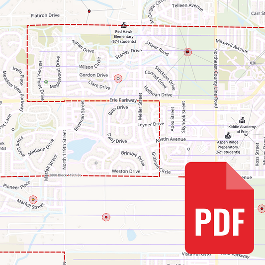 Draco Drilling & Spacing Unit Map (PDF)