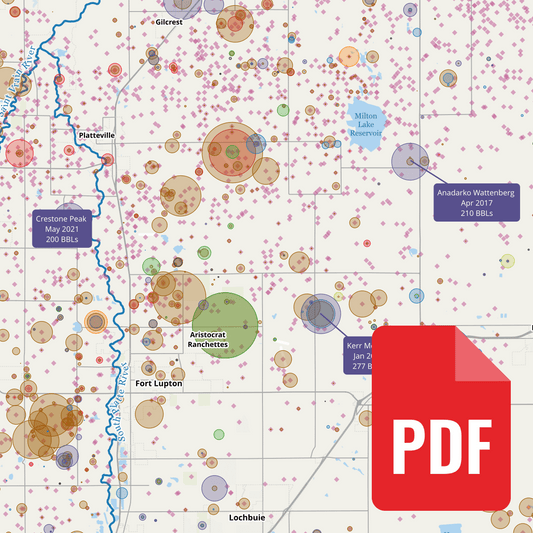 Weld County Oil Spills Map (PDF)